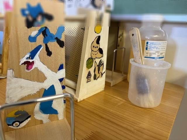【送料込】 北うさぎ」壁かけ とうもろこし人形 （札幌市立西岡南小学校 立体・オブジェ
