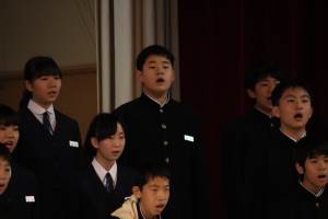 札幌市立石山中学校 感動の合唱コンクール